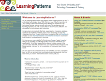 Tablet Screenshot of learningpatterns.com